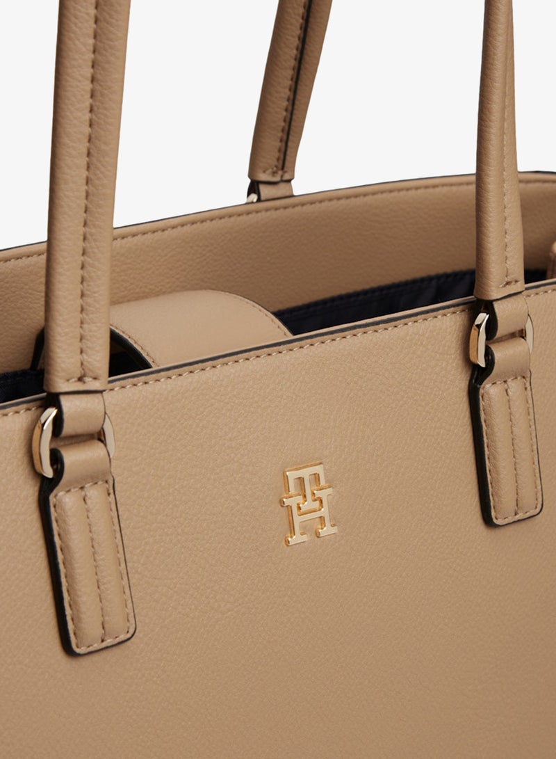TOMMY HILFIGER TH Monogram Plaque Tote Bag - Image 4